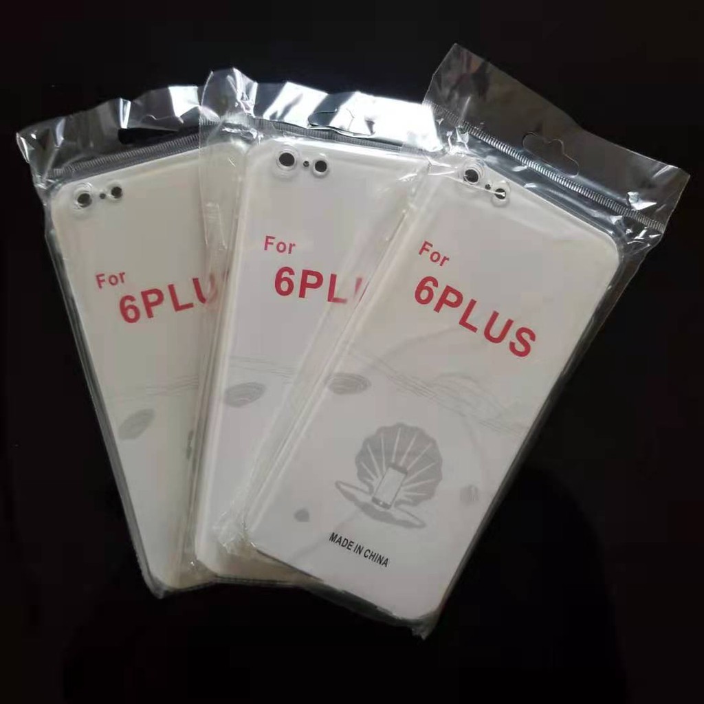 Softcase IPhone 13 12 11 Pro Max X XS 6 7 8 Transparan BeningCase IPhone Case silikon anti licin-lPhone 6 PLUS