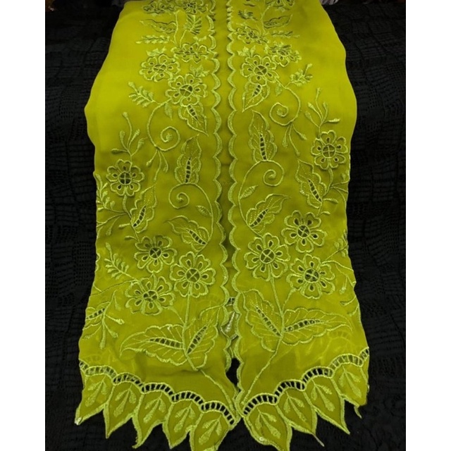 kain kebaya bordir sutra creft