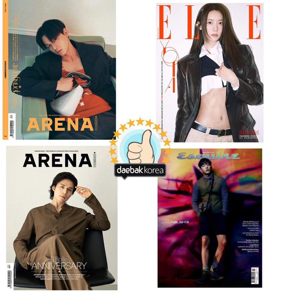 [Ready stok] Korean Magazine 2022 cover Lee Dong Wook|Song Kang|Nam Joo-hyuk|Girls' Generation Yoona|IU