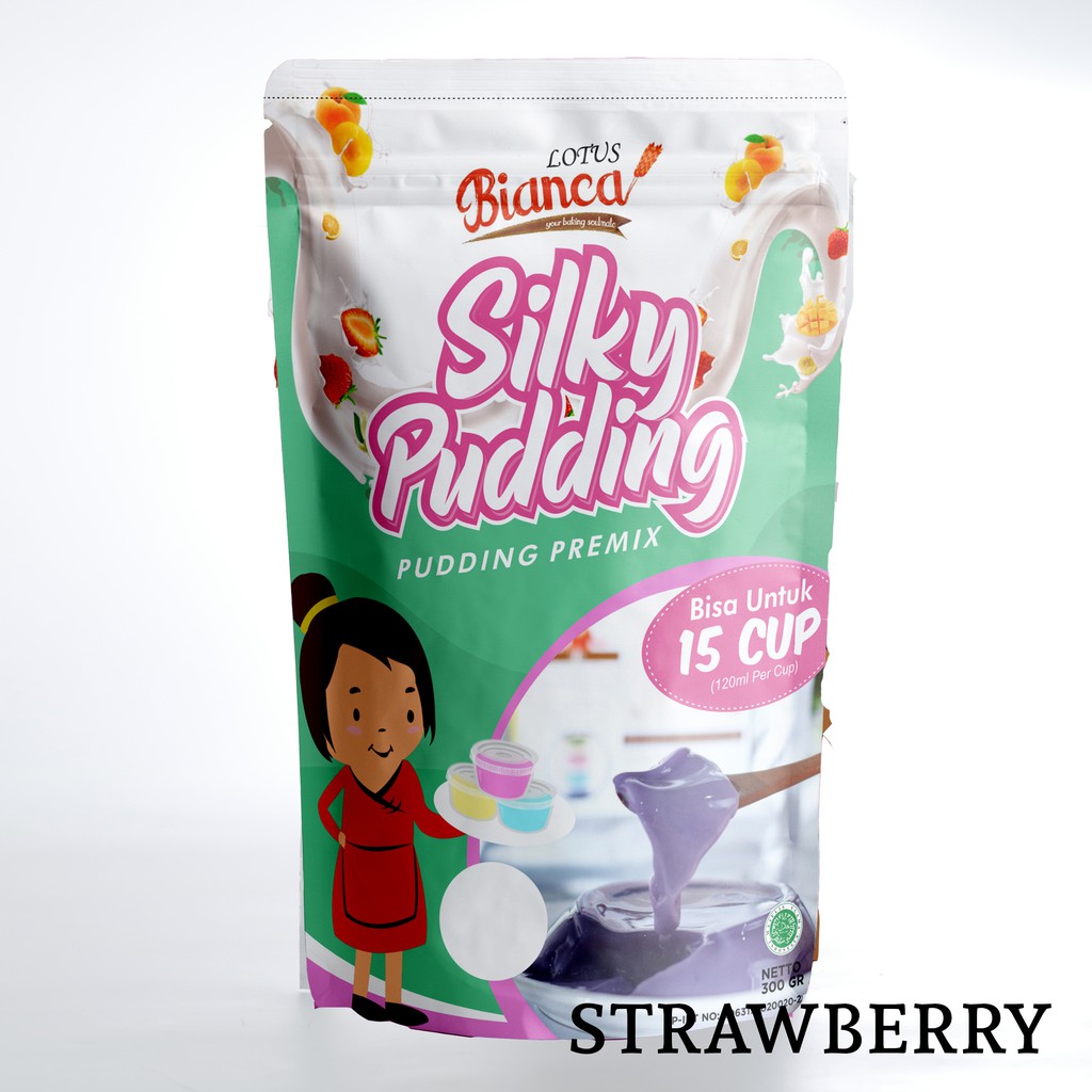 Bianca Lotus Strawberry Silky Pudding Premix