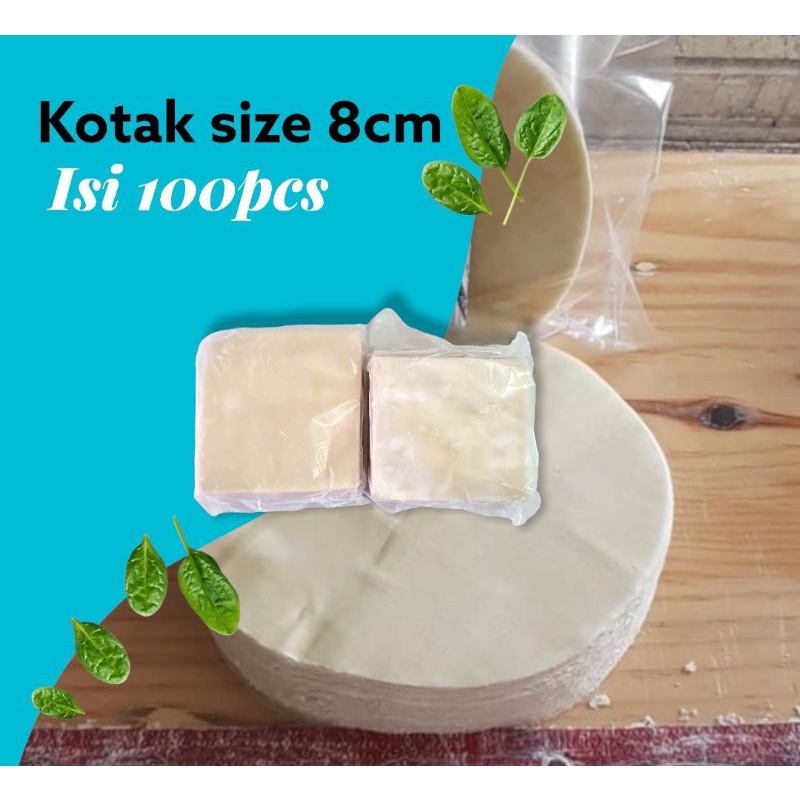 

Kulit Dimsum uk.8cm isi 100 lembar (KOTAK)