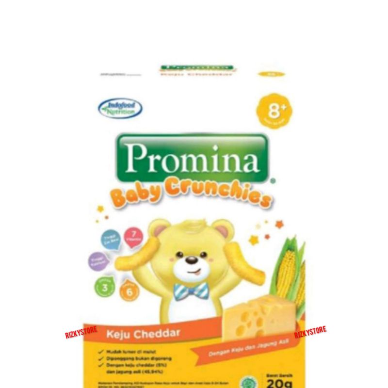 Promina Baby Crunchies 20 Gram Keju Cheddar