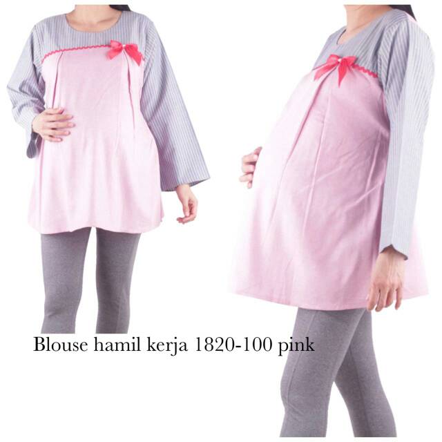 Blus hamil kerja 1820 pink