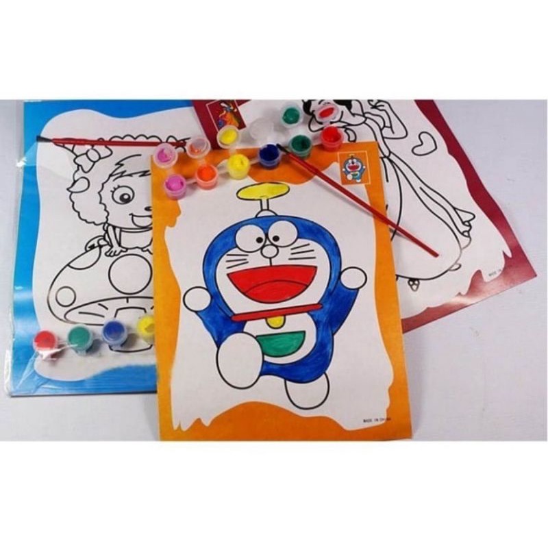 

set mewarnai cat air