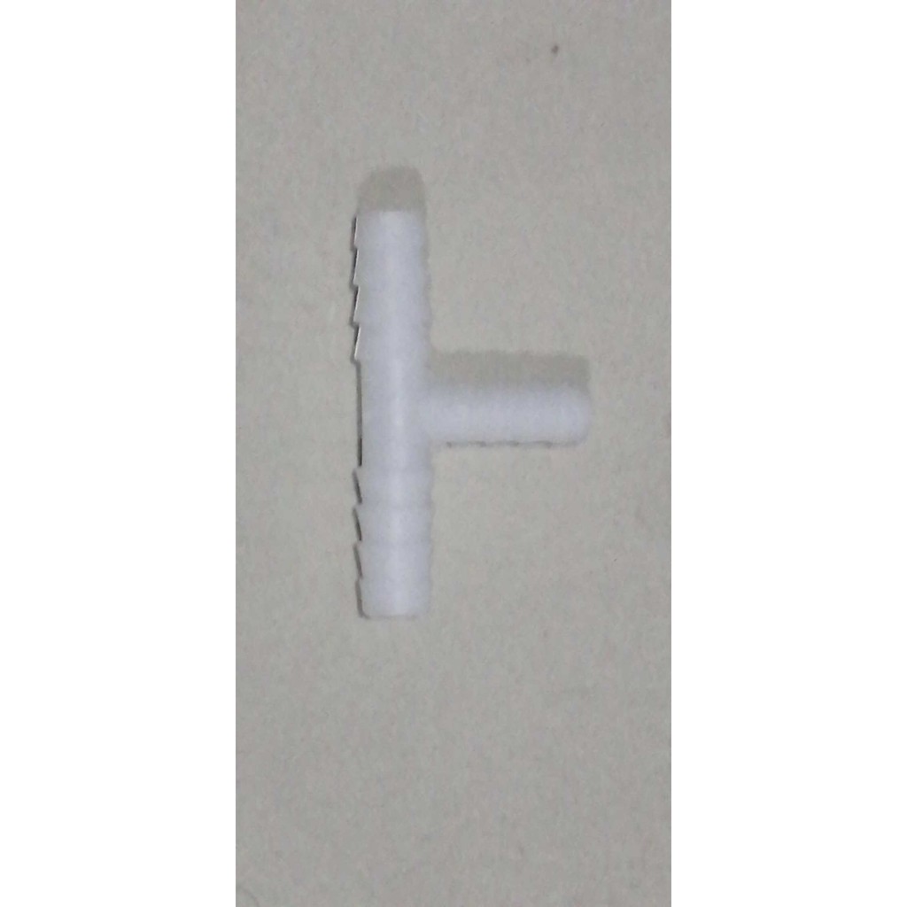 pipa conektor T sambungan T aquarium untuk uniring selang 10*16 mm