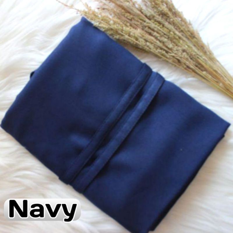 BERGO JUMBO NON PED ANTEM XL / JILBAB HIJAB SYARI JUMBO WOLFIS-Navy