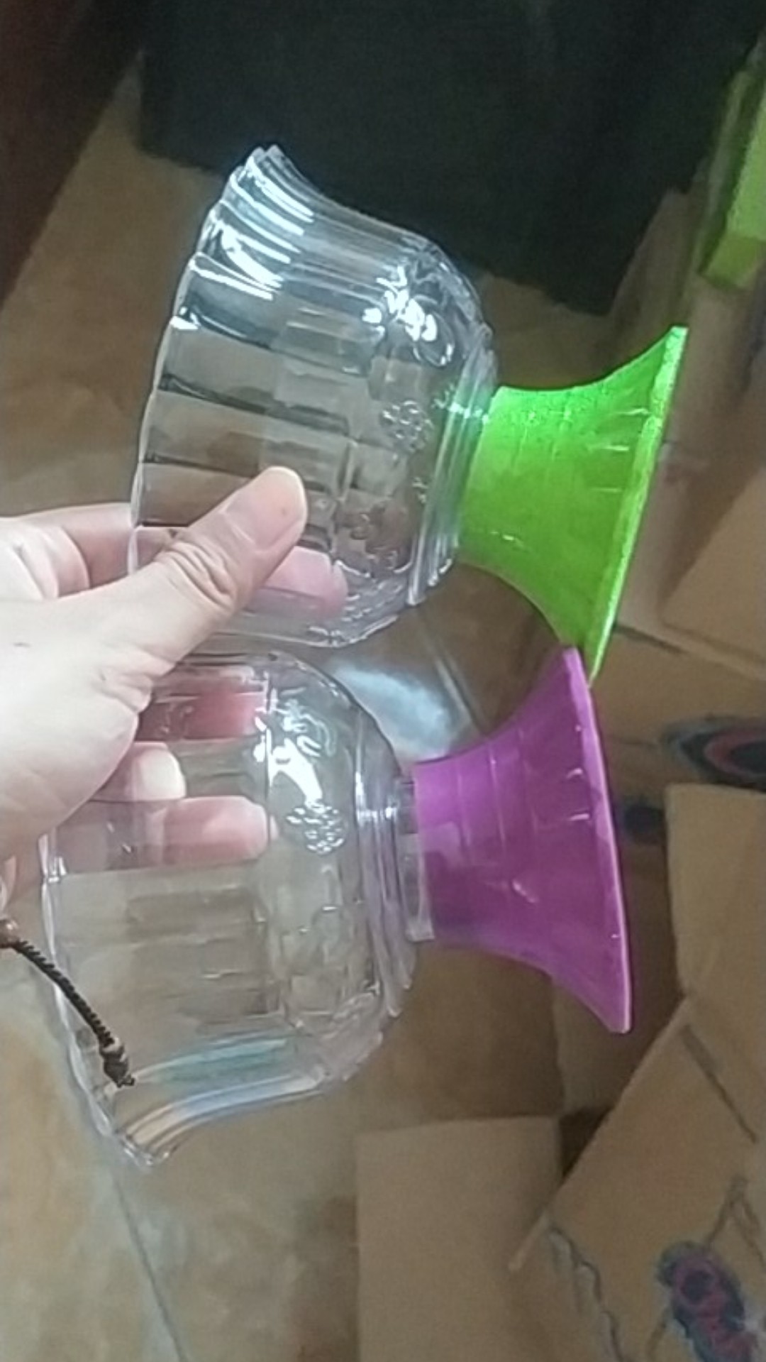 Tempat Wadah Es Buah Set Golden Sunkist - Mangkok Set Gelas Es Krim