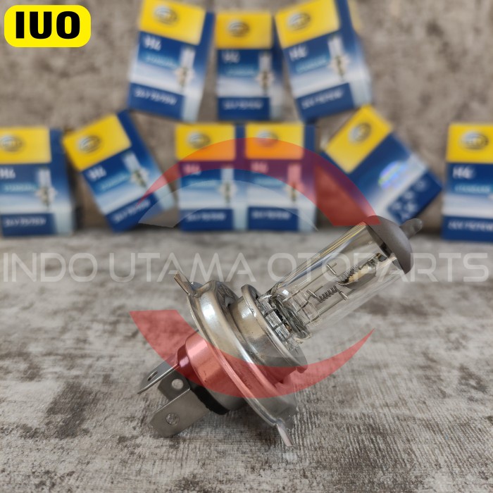 Bohlam lampu Halogen Hella H4 P43T 24V 75/70W HELLA