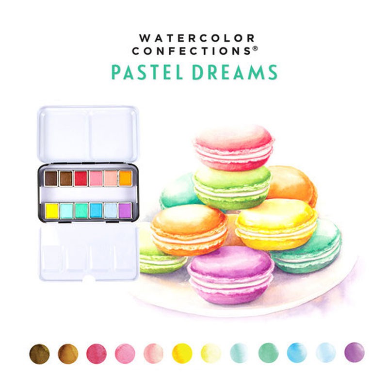 

Prima Marketing Watercolor Confections - Pastel Dreams