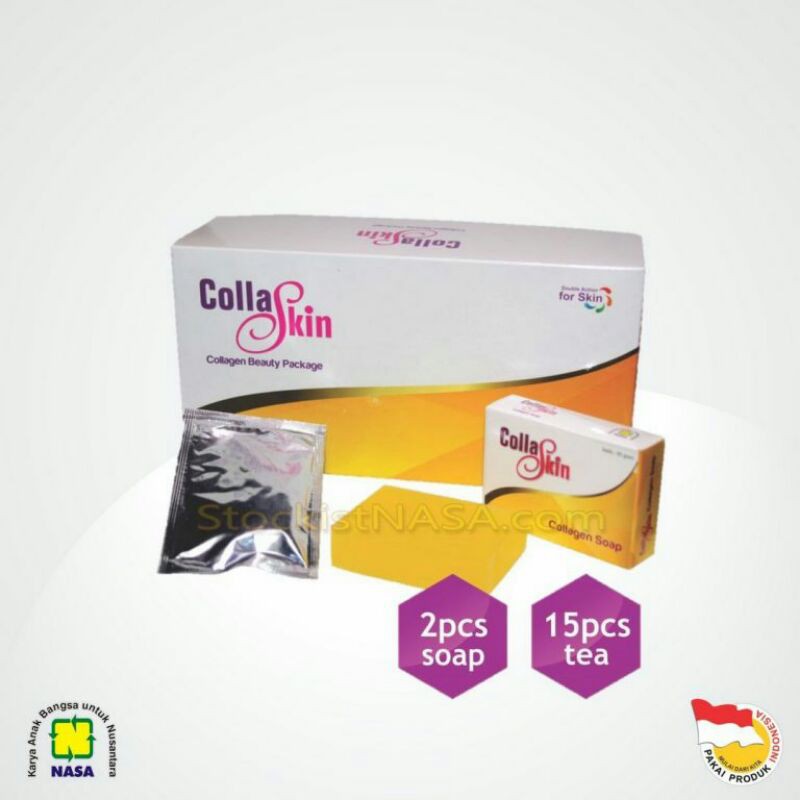 

Collaskin Collagen Skincare (soap & drink)