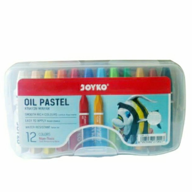 

CRAYON MINYAK/ OIL PASTEL JOYKO OP-12S 12 WARNA