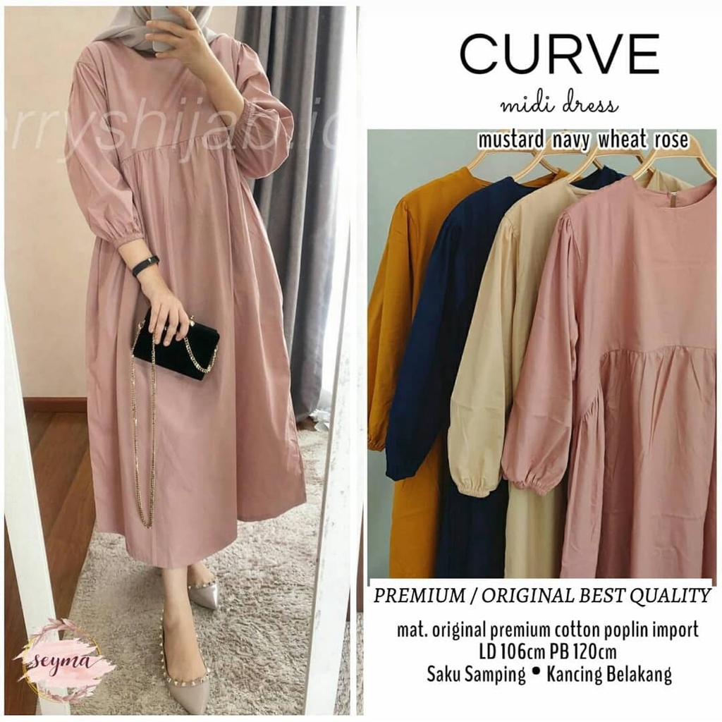 Curve Midi Dress