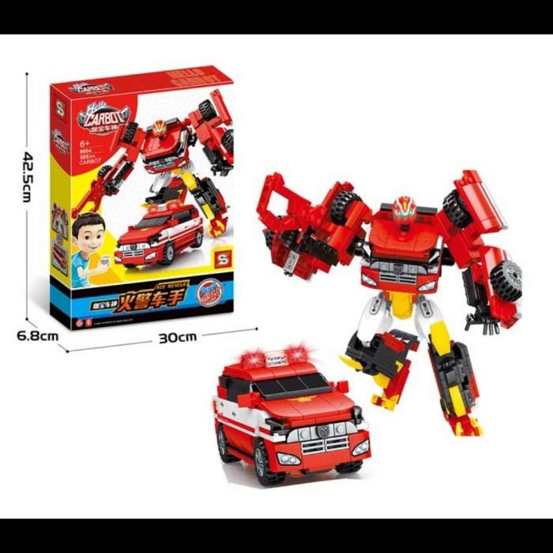 Lego Block Mobil Rescue SAR jadi Robot Transformers