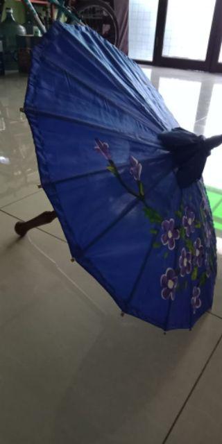 Payung Geulis Satin D 50cm-payung Tradisional Khas Tasikmalaya