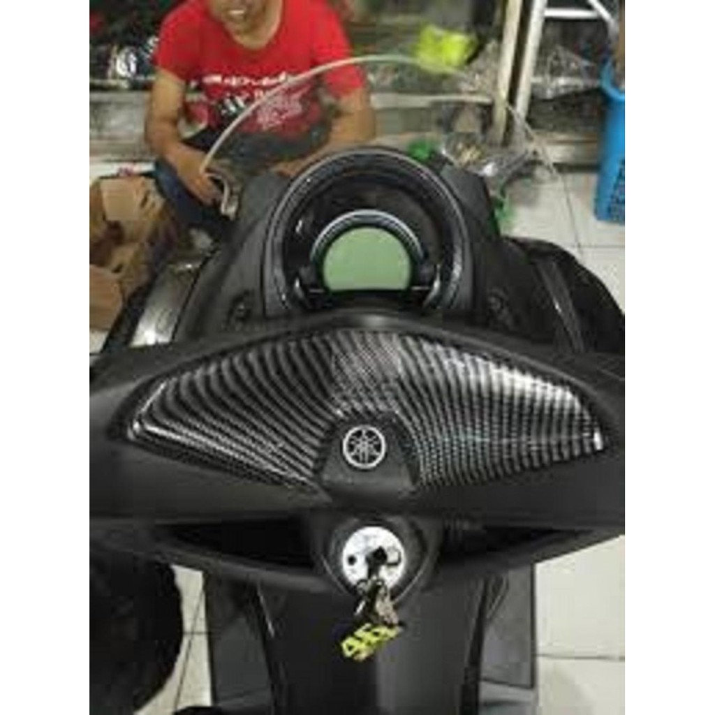 Cover stang nmax carbon nemo tutup stang depan carbon nmax
