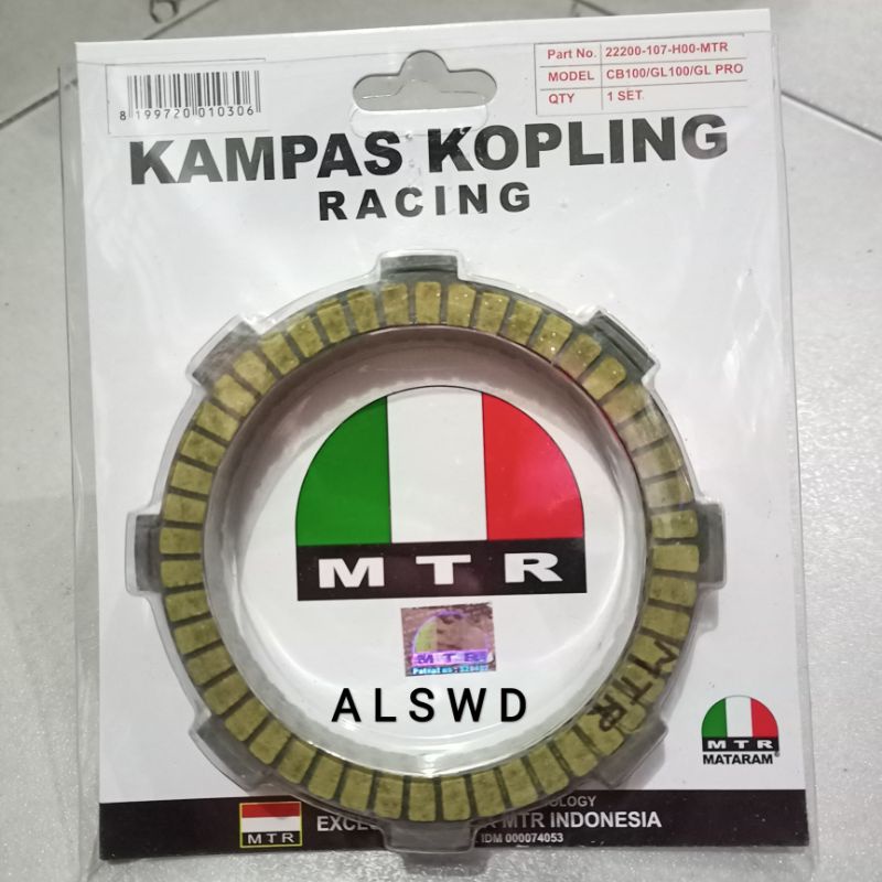 Kampas Kopling Racing Honda CB GL 100 GL Pro Max Series MTR
