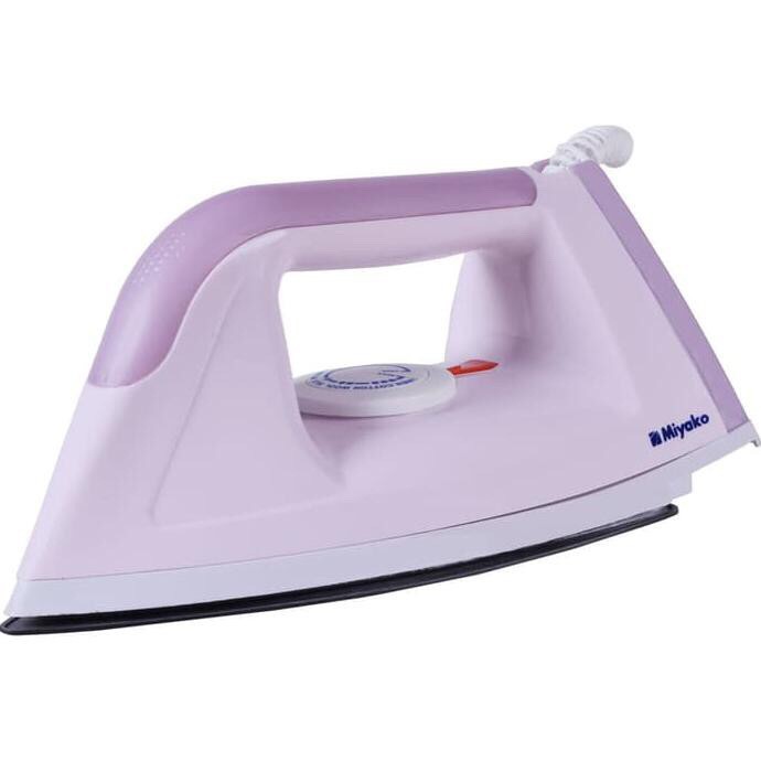 SETRIKA KERING LISTRIK MIYAKO EI 1008M TEFLON DRY IRON GOSOKAN TERMURAH LOW WATT ANTI LENGKET