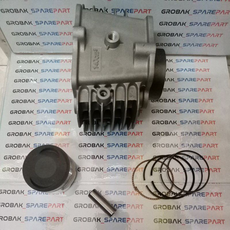 Jual Cylinder Block Set 140cc Silinder Buring Kit Standart Viar Cross X ...