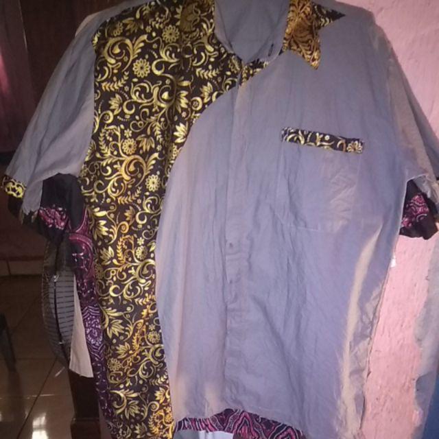 Havi Batik Hrb026 Kenongo Pendek Pekalongan Padi M L Xl Sogan Tulis Halus