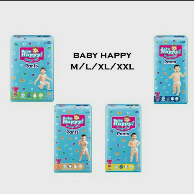 Baby Happy Pants S40/M32/L28/XL26/XXL24