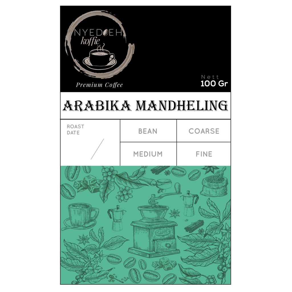 

KOPI ARABIKA MANDHELING 100 GR GRAM MANDAILING