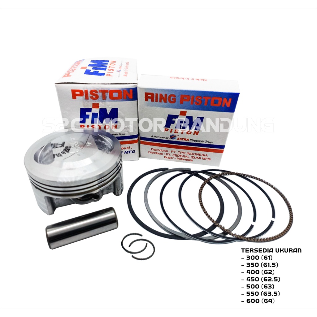 PISTON KIT KLX BORE UP FIM29 FIM 29 PEN 14 DIAMETER 61 SAMPAI 64-2