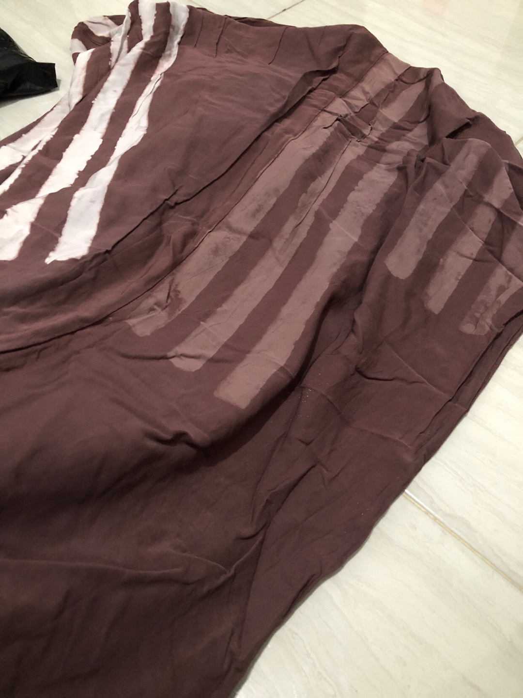 Gamis Twill Ori Gamis Twil Abstrak Pelangi Bukan Gamis Rayon Candi Mekar