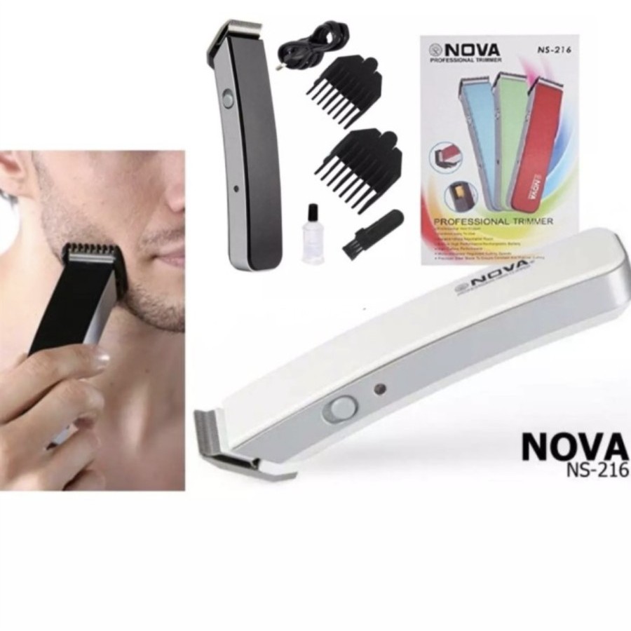 CUKUR NOVA TRIMMER NS-216 / ALAT CUKUR RAMBUT/KUMIS/JENGGOT NS-216