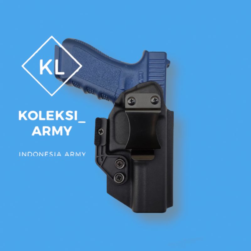 Kydex Holster Glock 17 Pakai Claw IWB Sarung G17 Intel dalam Celana