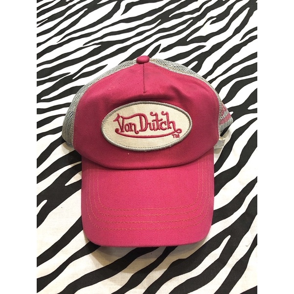Von dutch pink fanta trucker hat