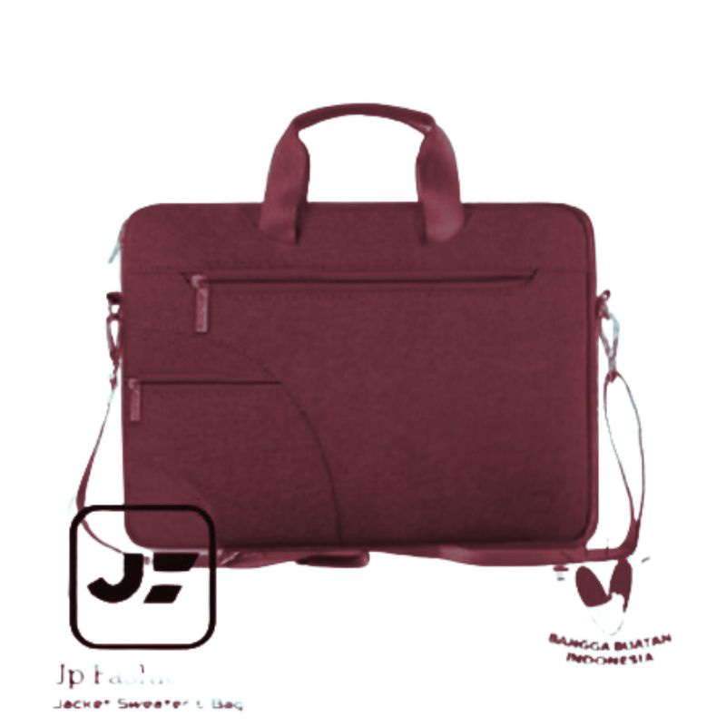 Tas Laptop Selempang Jinjing 13-14 inch Serbaguna