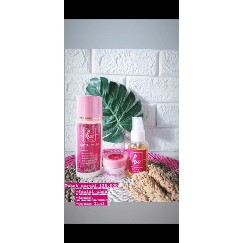 HW GLOW SKINCARE(Paket Normal)