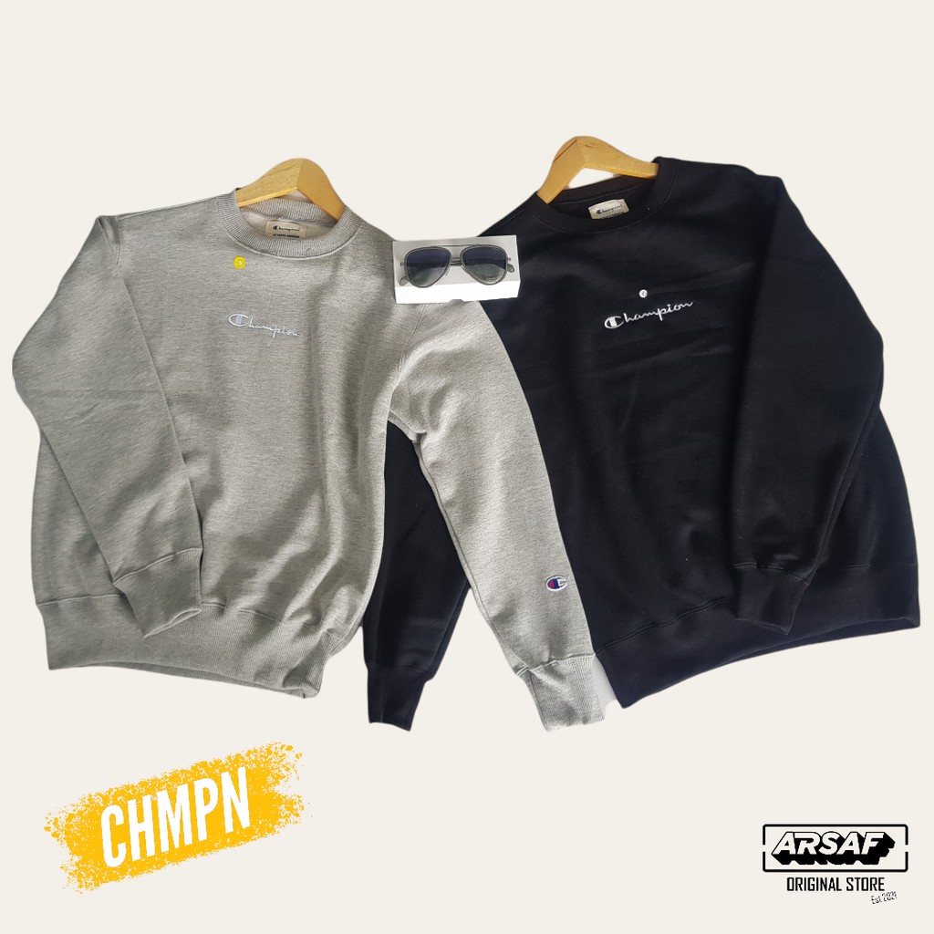-ARSAF- CREWNECK CHMPN ORIGINAL |mini Script logo| C8-Q019R | Outerwear | Sweater