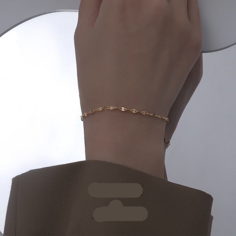 gelang tangan titanium pecah kopi