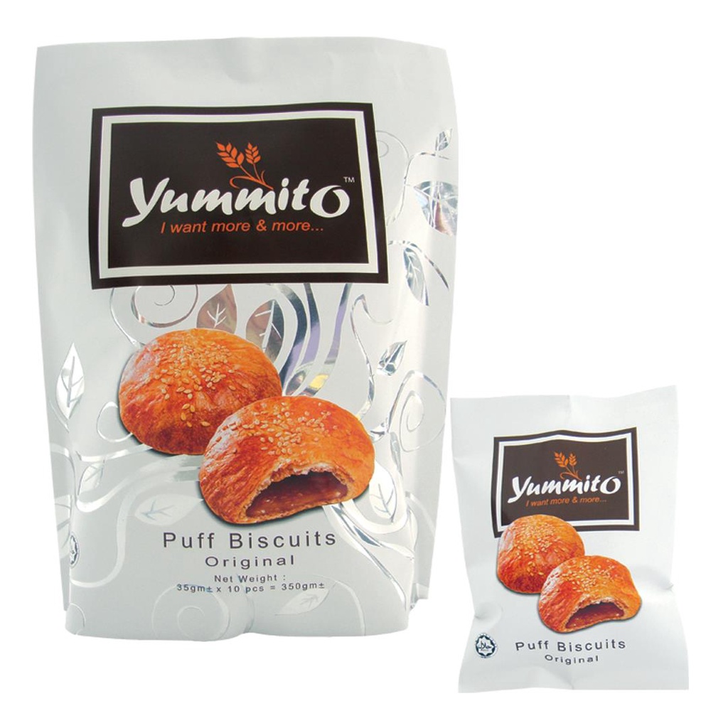 

Yummito Hiong Pia Malaysia Puff Biscuit Maltose Seasame Piah Hiongpia