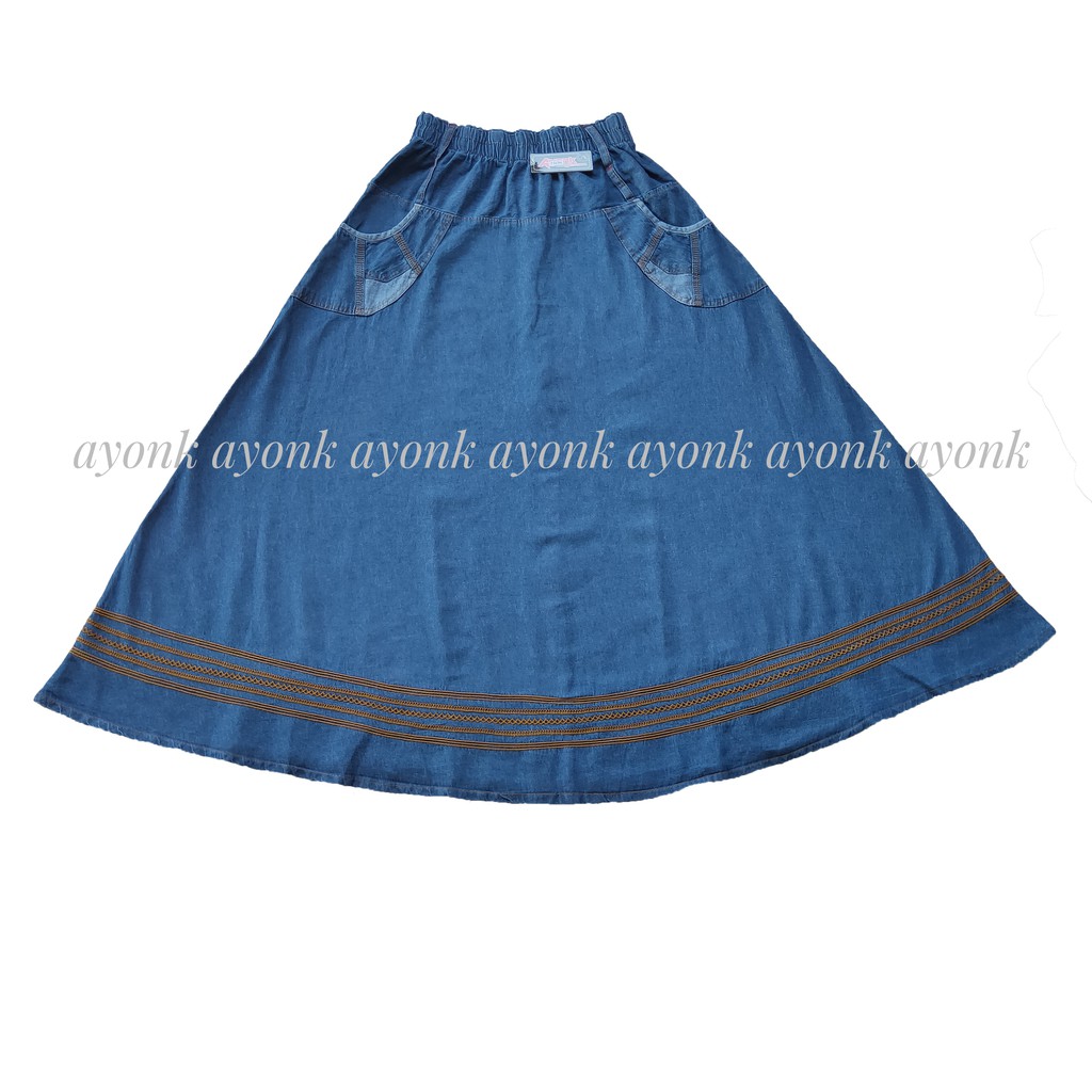 ROK JEANS / PAYUNG ZIGZAG / ayonkku