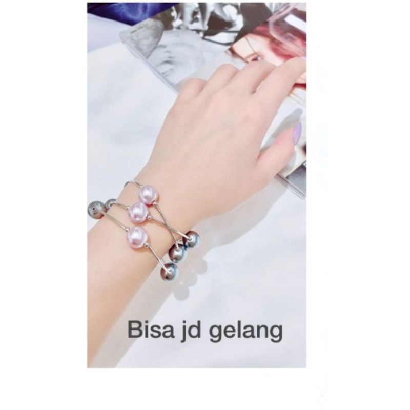 Kalung etnik Fashion import mutiara pearl 001 Bahan bagus tidak mudah berkarat