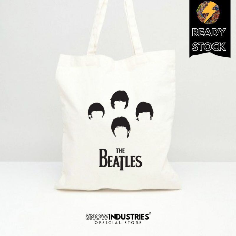 Tote Bag Wanita Pria Kanvas Baby Premium The Beatles