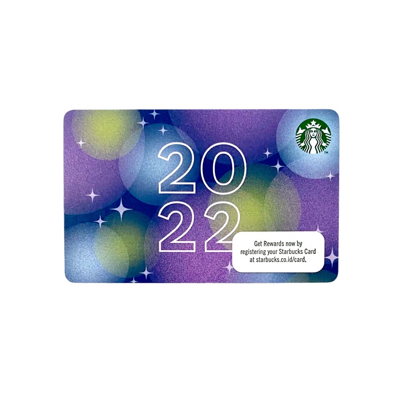 Global International Year 2022 Starbucks Indonesia Card Kartu Paper 2021