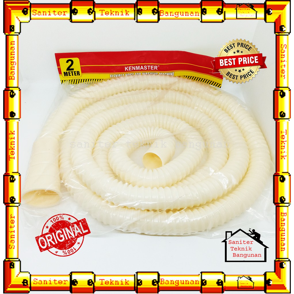 Selang Pembuangan Air Mesin Cuci 2 Meter Kenmaster