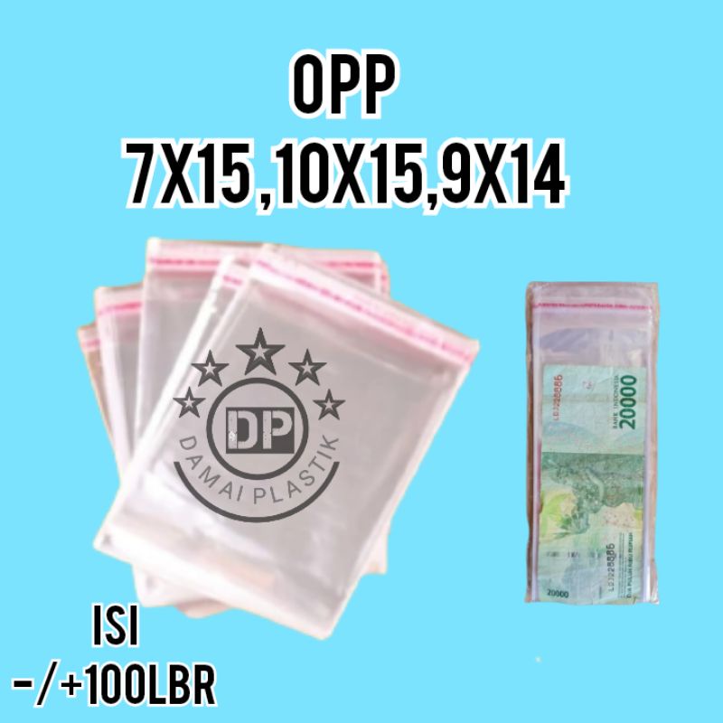 Jual Plastik Opp Lem Uang Kertas Opp Roti Acc 7x15 10x15 9x14 6x18 12x15 Buket Uang Shopee 0383