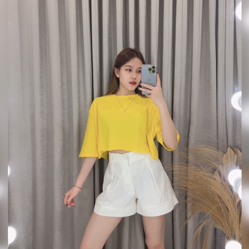 Oversize  Croptee | Crop Top Korea KODE 1679