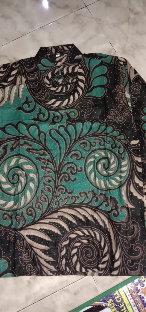 Maura Couple - Sania Ruffle Batik Couple Ori Ndoro Jowi Garansi Termurah Shopee - Batik Modern Solo