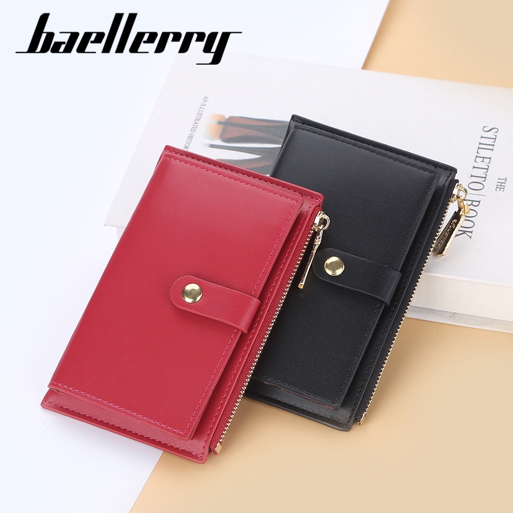 BAELLERRY N8623 Dompet Kartu Wanita Dompet Kecil Wanita Bahan Kulit PU Leather Premium WATCHKITE WKOS
