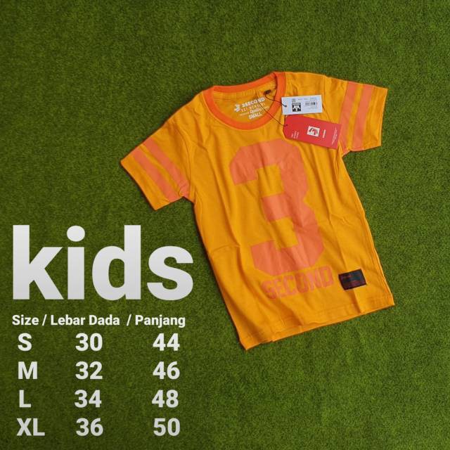 KAOS ANAK KAOS 3SECOND KAOS THREE SECOND