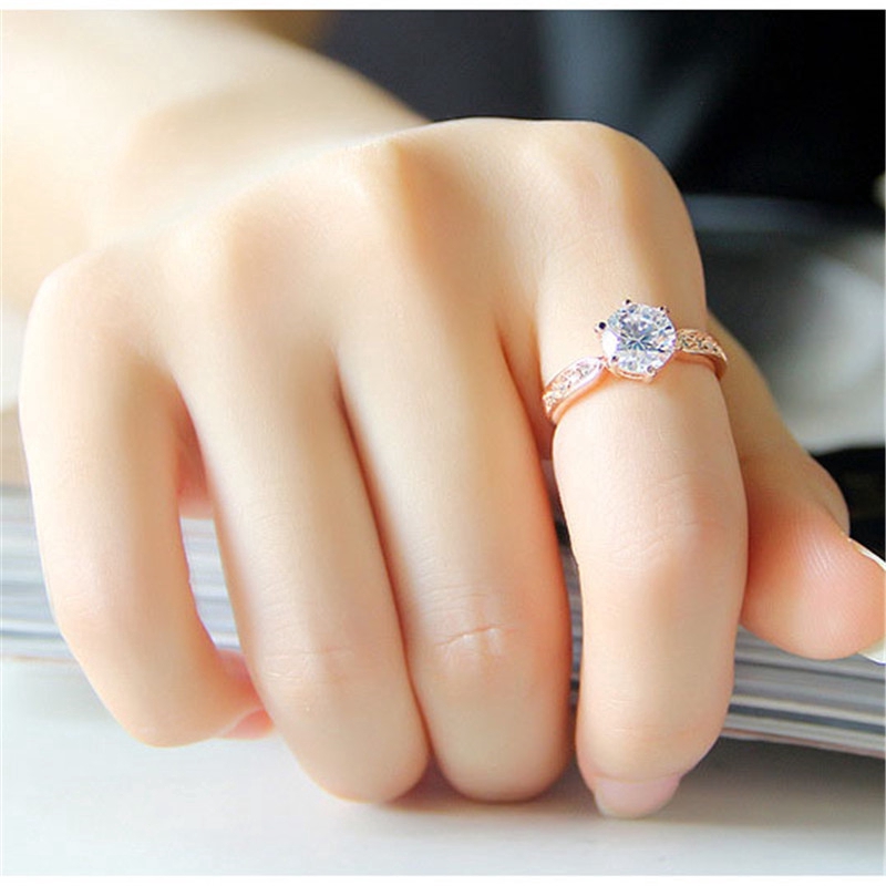 Cincin Berlian Gaya Korea