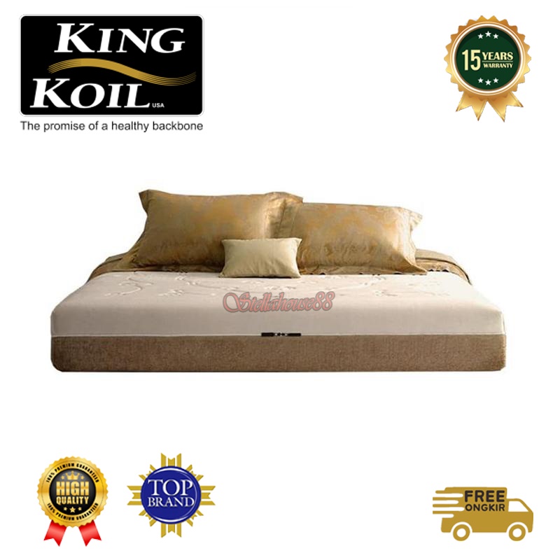 King Koil Kasur / Kasur Lantai / Kasur Spring Bed / Harga King Koil / King koil bed / Kasur Mewah / Princess Anna Matress Only Uk. 160 x 200