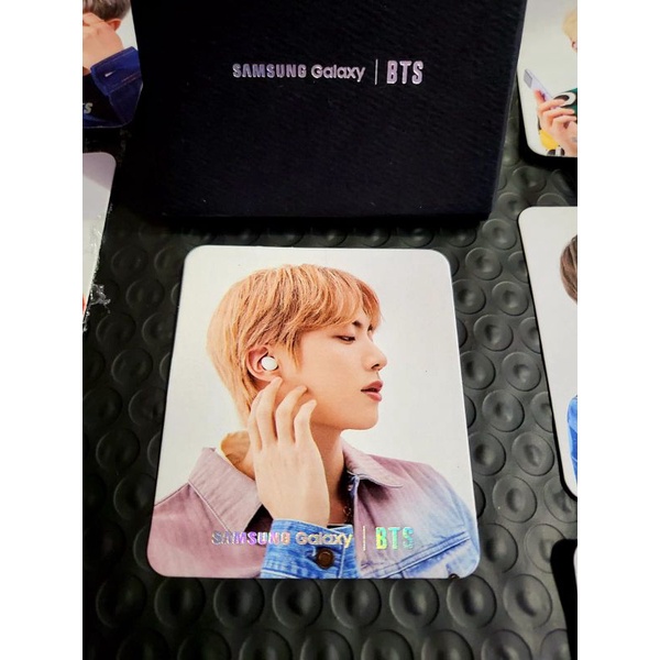 photocard BTS X Samsung Galaxy Z Flip jin