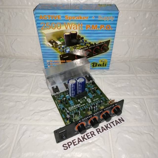 Kit amplifier speaker active stereo PMPO 2500Watt BL-028