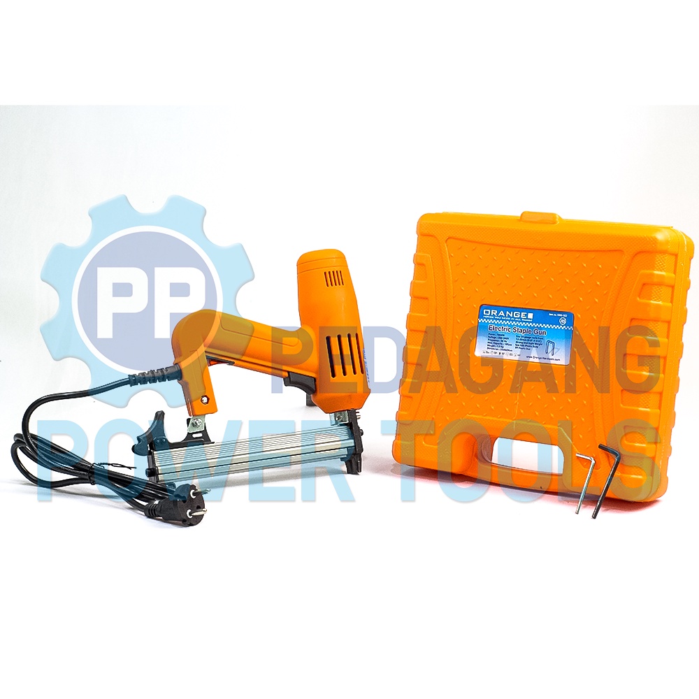 ORANGE 1022J MESIN STAPLES TEMBAK LISTRIK ELECTRIC NAILER GUN PAKU